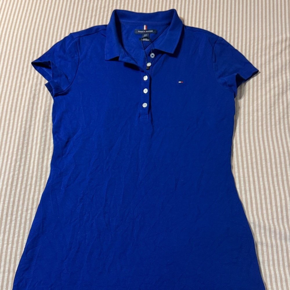 Tommy Hilfiger Women's Blue Polo Dress